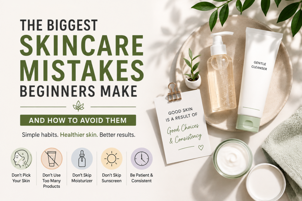 Skincare Mistakes Beginners Make