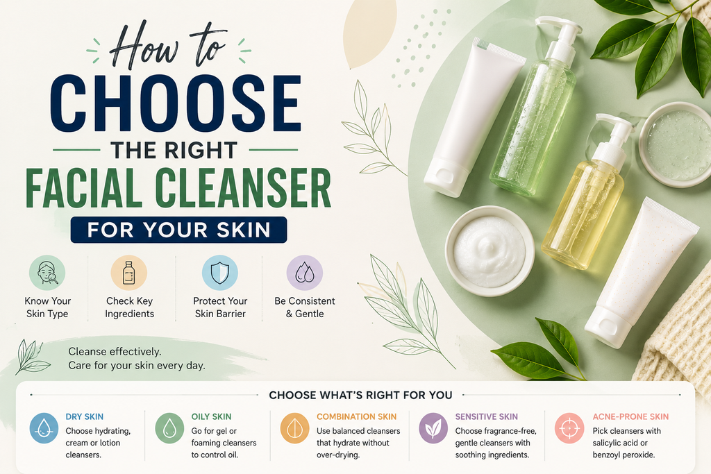 Choose the right face cleanser